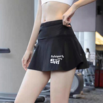 【A&R】亮麗防走光速乾運動裙 個性黑,M, , large