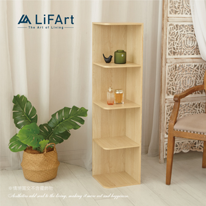 4-Tier Corner Bookcase