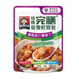 桂格完膳羅勒茄汁嫩豬丁160G