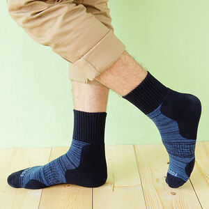 Footer花紗設計款氣墊運動襪