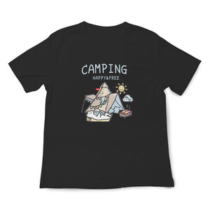 JZ TEE Cat - Camping Cat Graphic Tee