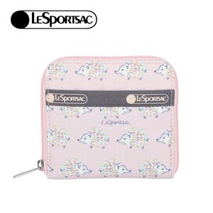 |快速出貨|Lesportsac Compact Zip Wallet 極簡輕薄錢包 - 北國小刺蝟