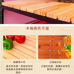 【Y HOUSE】90x45x120cm pine three-layer storage rack rack iron rack - painted white teak, , large