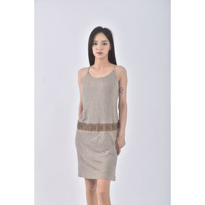 (S) k chou fashion綁繩綠色洋裝二手衣