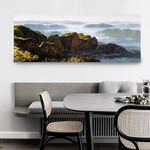 【御畫房】黃山雲海 國家一級畫師手繪油畫60×120cm(VF-53), , large