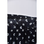 (M) 高腰滿版小圖藍色長褲二手衣, , large