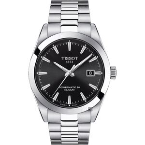 TISSOT 天梭 GENTLEMAN 80小時矽游絲紳士機械手錶 T1274071105100