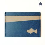 [LOGINHEART]魚滿堂_北歐藍灰（鏤空） 全防護屏蔽感應卡夾  5卡層皆受屏蔽 防盜刷 防消磁 台灣製造獨家精品, , large