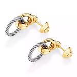 CHARRIOL 夏利豪 CELTIC KNOT 耳環 03-104-1277-0, , large