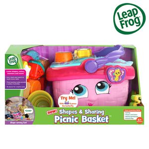 官方直營【LeapFrog】形狀配對野餐籃