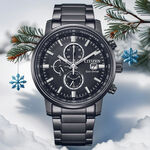CITIZEN 星辰 亞洲限定 光動能計時手錶 CA0845-83E, , large
