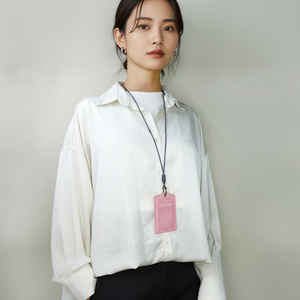 【M2nd】盧加鴕鳥皮證件套-粉紅(T07A)