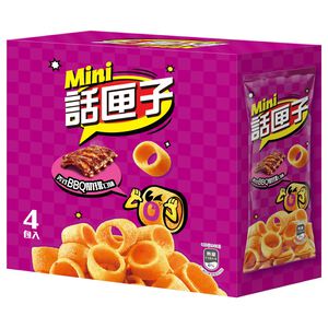 話匣子MiniHoops美式BBQ口味肋排玉米片168g