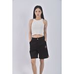 (M) alina assi高腰丹寧牛仔刺繡黑色短褲二手衣, , large