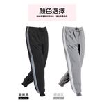 【LOTUS】夜跑反光舒適運動束口長褲-顯瘦黑, , large