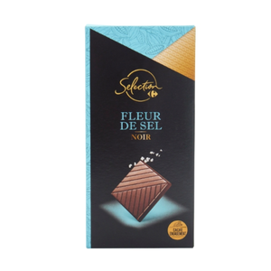 家樂福精選鹽之花黑巧克力