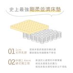 台灣製【藤原傢俬★捲包床】極致黑防螨抗菌乳膠獨立筒捲包床-偏硬, , large