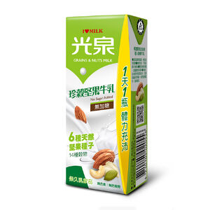 光泉保久乳飲品-珍穀堅果牛乳-200ml