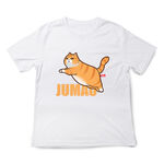 JZ TEE 橘貓-巨貓 印花短袖T恤, , large