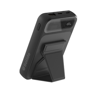 [亞瑟3C]solide 索力得
10000mAh 22.5W Pluto 冥王星 三合一磁吸行動電源-黑色