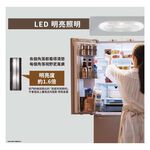 TOSHIBA 601L Aurora Mirror Six Door Inverter Refrigerator Mirror White GR-ZP600TFW(B5), , large