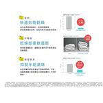SHARP 8 Pings Grade 1 Energy Saving Auto Sterilization Ion Powerful Dehumidifier DW-LT6HT-W, , large