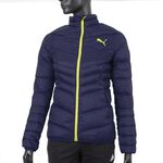 Puma Keepheat 女 羽絨外套 可摺收 亞洲版 保暖 冬季 輕量 立領 深藍 [59044706], , large