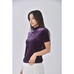 (S) g2000質感紫色短袖上衣二手衣, , large