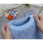 [Kaimei Cotton Industry] 12 pieces in a set, random, excellent, MIT made in Taiwan, skin-friendly, soft, pure cotton, absorbent children's bibs, solid color stripes, , large