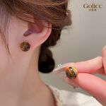 【Gulicc】古莉可 耳環 法式美拉德圓珠耳環, , large