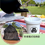 仙德曼露營304不鏽鋼風琴壺-2.0L-黑色-1支, , large