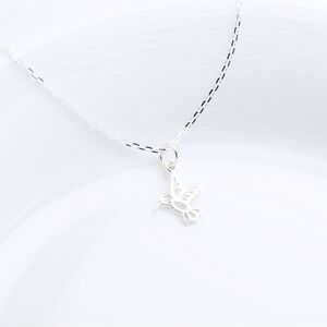 【Angel & Me】愛 蜂鳥 (小) Hummingbird s925 純銀 項鍊 生日 情人節 禮物
