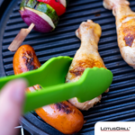 【德國 LotusGrill】食品級矽膠料理夾/烤肉夾 33cm 適用不沾鍋, 夢幻紫, large