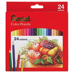 【 Pentel 飛龍 】彩色鉛筆24色 /盒 CB8-24TH, , large