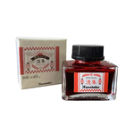 【Kuretake 吳竹】ink-cafe 明治色彩鋼筆墨水 20ML 6色 /瓶 ECF160(日本品牌)  -  洗朱, , large