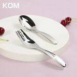 【KOM】童趣316不鏽鋼兒童湯匙叉子套組 多款任選, , large