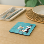 【怪獸】軟式珪藻土吸水杯墊 A Cup of Life---Ducky Shen (10x10cm) -Coffee dooggyy, , large