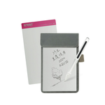 【Green Board】7.2吋磁性電紙板 MT7進階收納組(電紙板x2+手寫筆+皮革夾) MIT雙專利設計 0.5mm超薄軟性電子紙 局部清除手寫板, , large