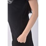 (M) zara圓領黑色短袖上衣二手衣, , large