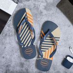[巴拉娜巴西人字拖專賣店]中壢實體店面 Havaianas 哈瓦仕 夾腳拖/人字拖 TREND 沙灘 海灘 海邊男款 灰色/藍色 2022新款, , large