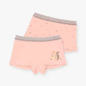 minihope歡樂森林女童四角褲(2件組C)
