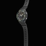 CASIO 卡西歐 G-SHOCK 街頭軍事系列 八角 電子錶-迷彩綠 GA-2100SU-1A, , large