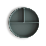 Mushie Silicone Suction Plate - Dried Thyme, , large