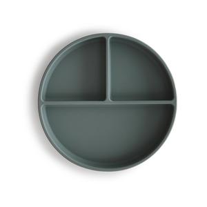 Mushie Silicone Suction Plate - Dried Thyme
