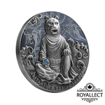 TIGER Haiyantang Zodiac Fountain 3 Oz Silver Coin 5$ Niue 2022, , large