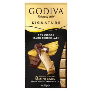 GODIVA迷你黑巧克力棒90%