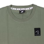 KINGO-超大尺碼-男款 LOGO圓領T恤-軍綠-415124, , large