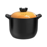 Ceramic yellow soup pot 4.5L, , large
