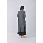 (M) giordano ladies質感灰色罩衫二手衣, , large