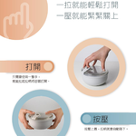 【OMADA】 Pull Box義大利易拉保鮮盒 方型/三件式/0.4+1+2L (兩色可選)-日出色, , large